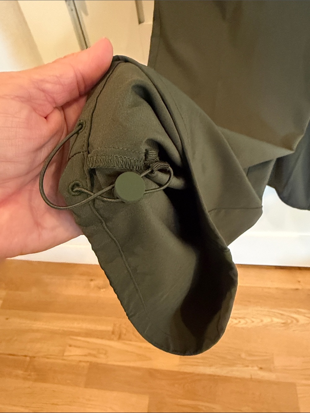 Athleta Brooklyn Olive Green Sleeveless Utility Jumpsuit - Picture 6 of 7